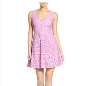 'Matilda' Eyelet Fit & Flare Dress
